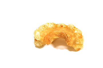 Image showing Pork snack, pork rind, pork scratching or pork crackling