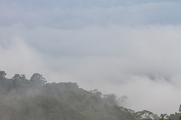 Image showing fog and cloud mountain valley landscape