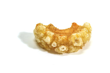 Image showing Pork snack, pork rind, pork scratching or pork crackling