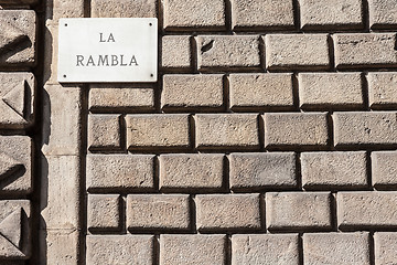 Image showing La Rambla