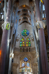 Image showing Sagrada Familia Interior