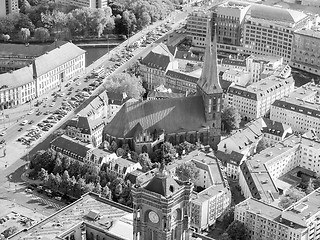 Image showing  Berlin aerial view 