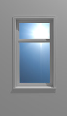Image showing window and sun