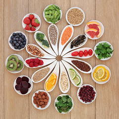 Image showing Health Food Wheel