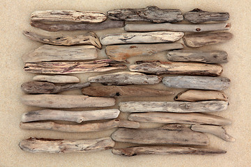 Image showing Driftwood Abstract