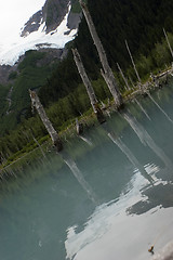 Image showing Lake and a glacier