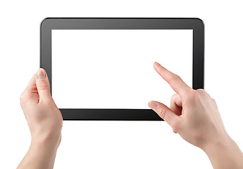 Image showing Tablet horizontally