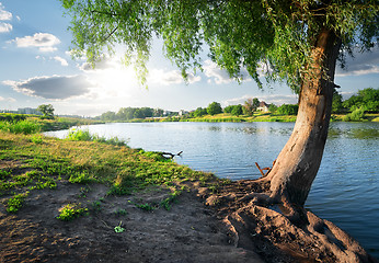 Image showing View on river