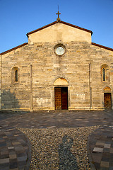 Image showing  italy  lombardy     in  the brebbia old   church  closed   step