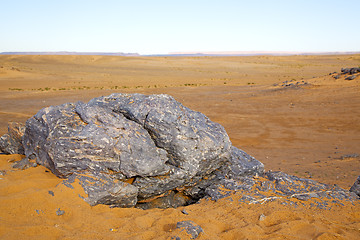 Image showing  old fossil in   sky