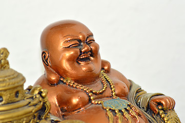 Image showing Buddha laughs