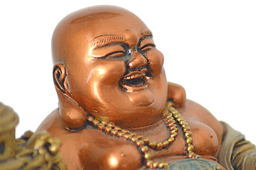 Image showing Buddha laughs