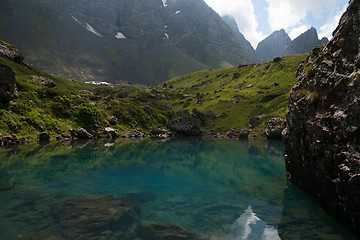 Image showing Mountain lakes