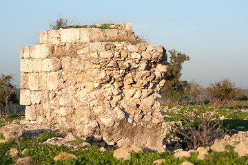 Image showing Historical ruins in Israel