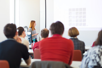 Image showing Lecture at university.