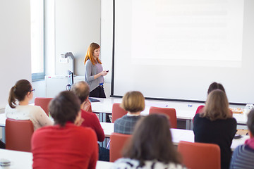 Image showing Lecture at university.