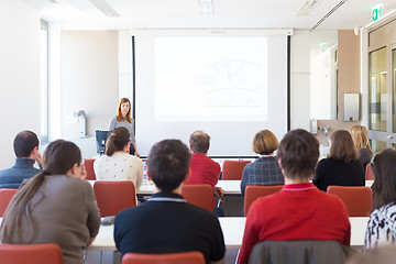 Image showing Lecture at university.