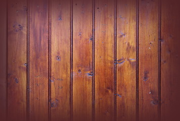 Image showing textured wood boards with vignette