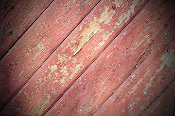 Image showing reddish wood planks texture