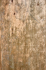 Image showing weathered painted wooden board