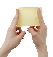 Image showing One Post it