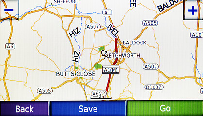 Image showing GPS screen