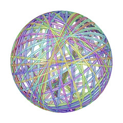 Image showing Glass abstract sphere