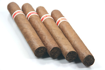 Image showing four cigars presp