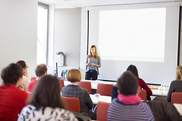 Image showing Lecture at university.