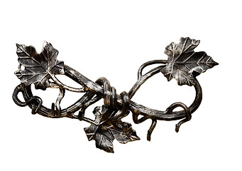 Image showing Decorative ornament, made of metal, handmade.