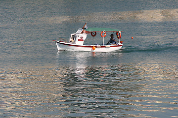 Image showing greek boat