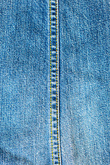 Image showing seams of jeans