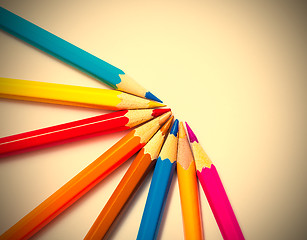 Image showing colored pencils