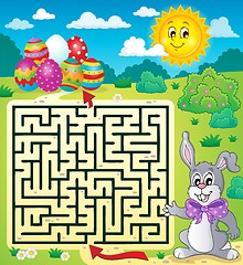 Image showing Maze 3 with Easter theme