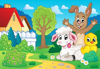 Image showing Spring animals theme image 2