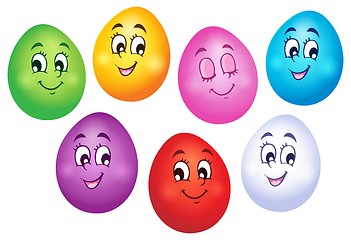 Image showing Happy Easter eggs collection 1
