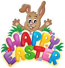 Image showing Happy Easter sign theme image 6