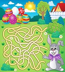 Image showing Maze 4 with Easter theme