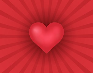 Image showing Abstract background with heart theme 2