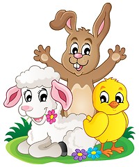 Image showing Spring animals theme image 1