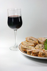 Image showing wine with diner