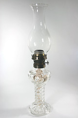 Image showing retro oil lamp