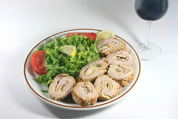 Image showing schnitzel stuffed