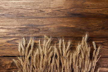 Image showing wheat on wood