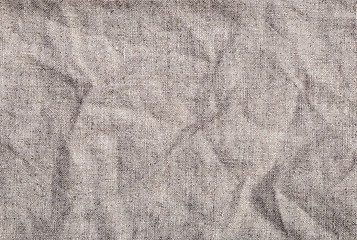 Image showing background of natural linen textile 