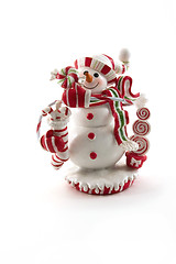 Image showing Christmas Decoration House - Snowman