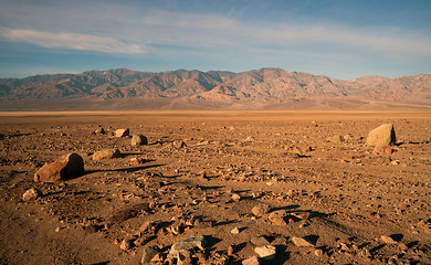 Image showing Beautiful Sunrise Death Valley National Park