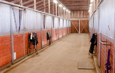 Image showing Horse Barn Animal Sport Paddock Equestrian Ranch Racing Stable