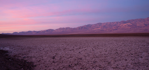 Image showing Sentinel Mountain Telescope Peak Badwater Road Death Valley Basi