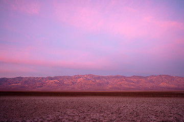 Image showing Sentinel Mountain Telescope Peak Badwater Road Death Valley Basi